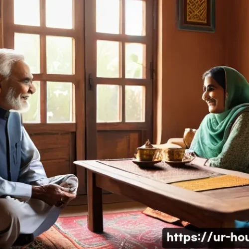 Home 31 고령자 주택 연금 - **Prompt 1: Serene Golden Years in Own Home**
* **Description:** A wide shot of a cheerful eld...